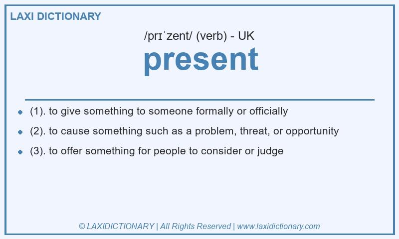 Definition present in British English