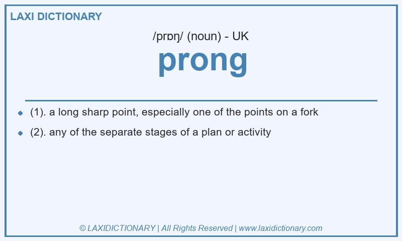 Definition prong in British English