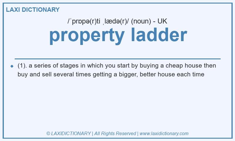 Definition property ladder in British English