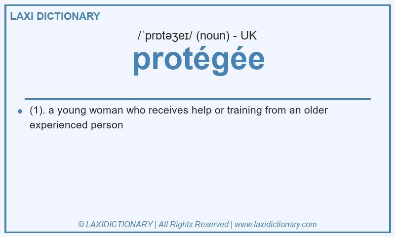 Definition protégée in British English