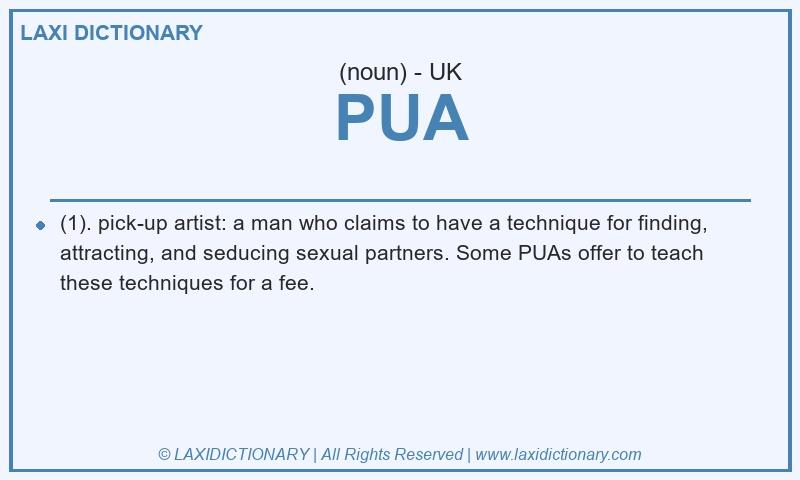 Definition PUA in British English