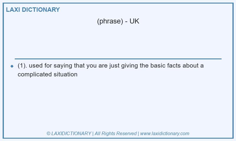 Definition in British English