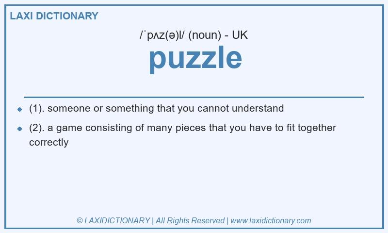 Definition puzzle in British English