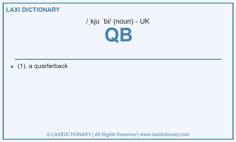 Definition QB in British English