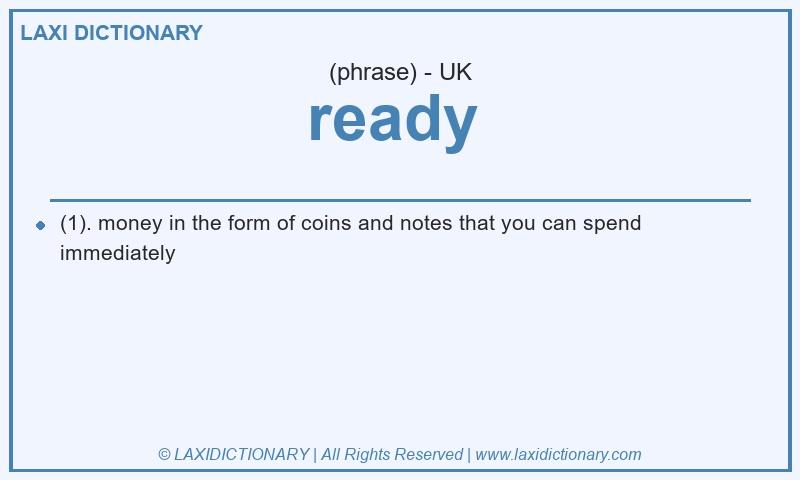 Definition ready in British English