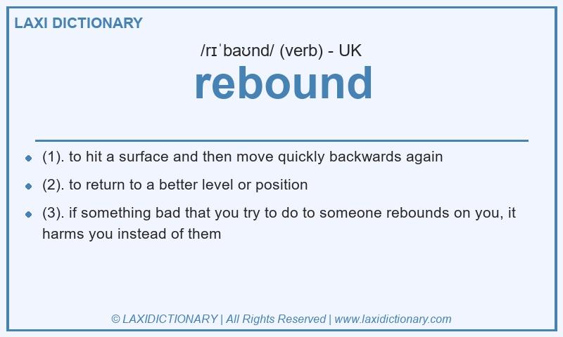 Definition rebound in British English