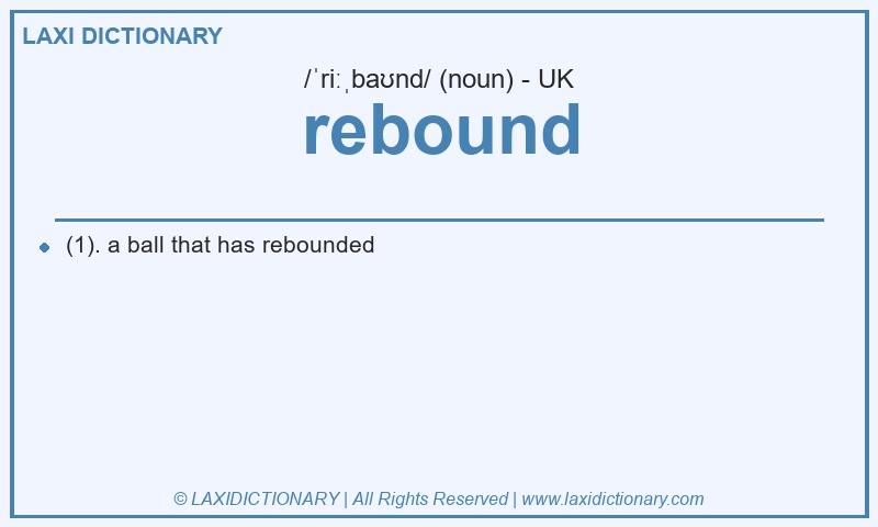 Definition rebound in British English