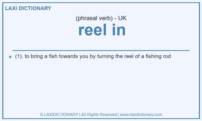 Definition reel in in British English