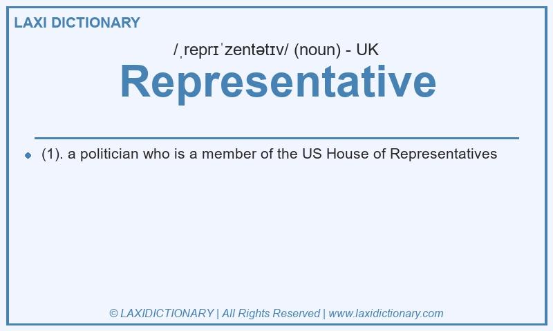 Definition Representative in British English