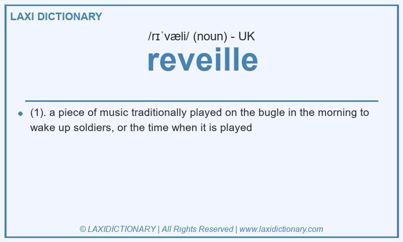 Definition reveille in British English