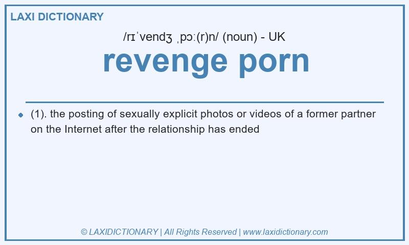 Definition revenge porn in British English