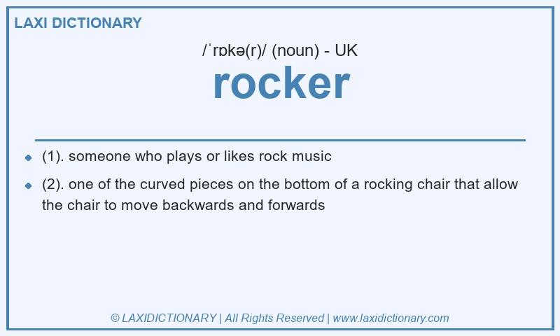 Definition rocker in British English