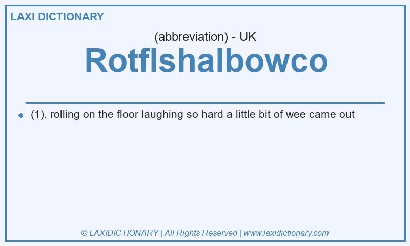 Definition Rotflshalbowco in British English
