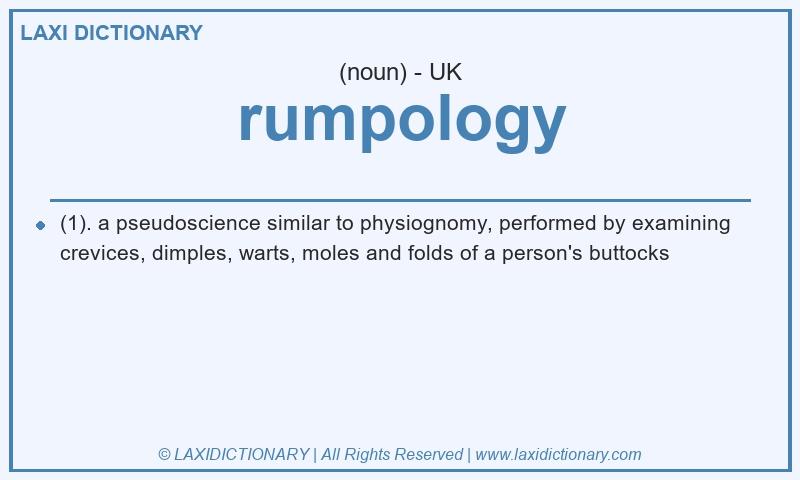 Definition rumpology in British English