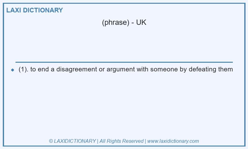 Definition in British English