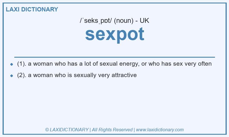 Definition sexpot in British English