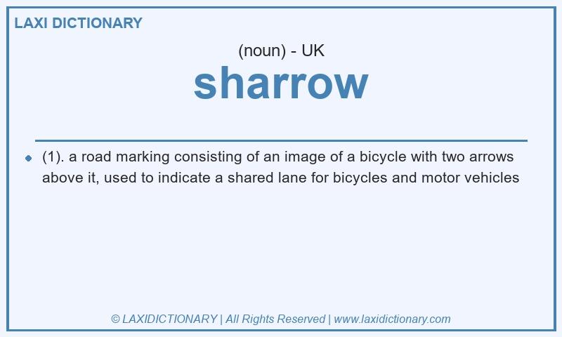 Definition sharrow in British English
