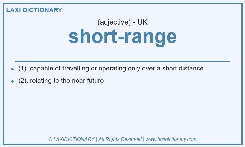 Definition short-range in British English