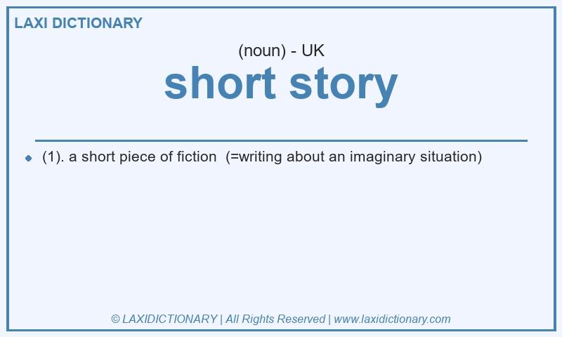Definition short story in British English