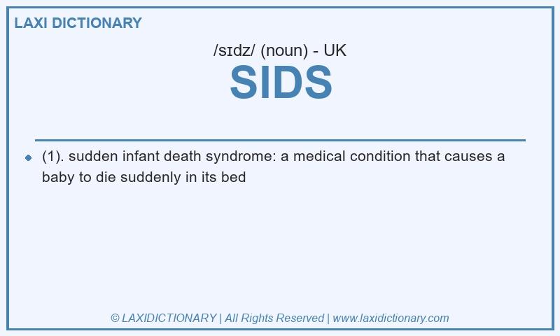 Definition SIDS in British English