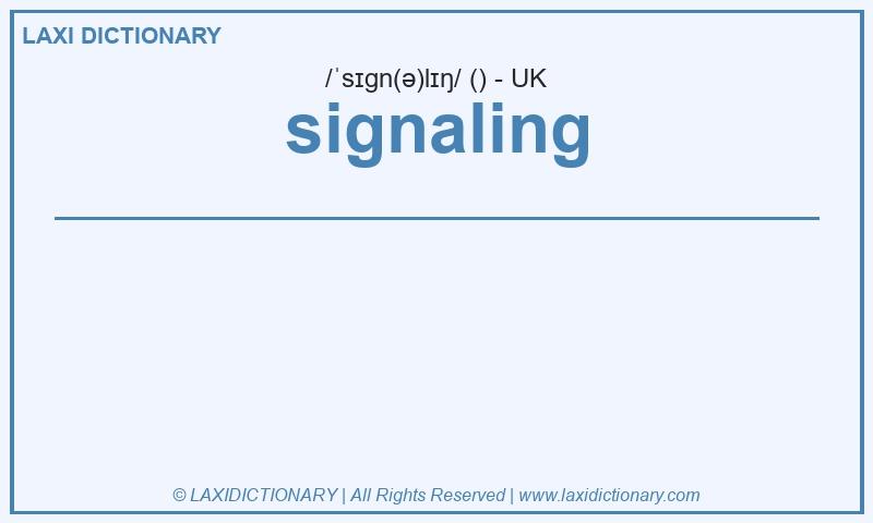 Definition signaling in British English