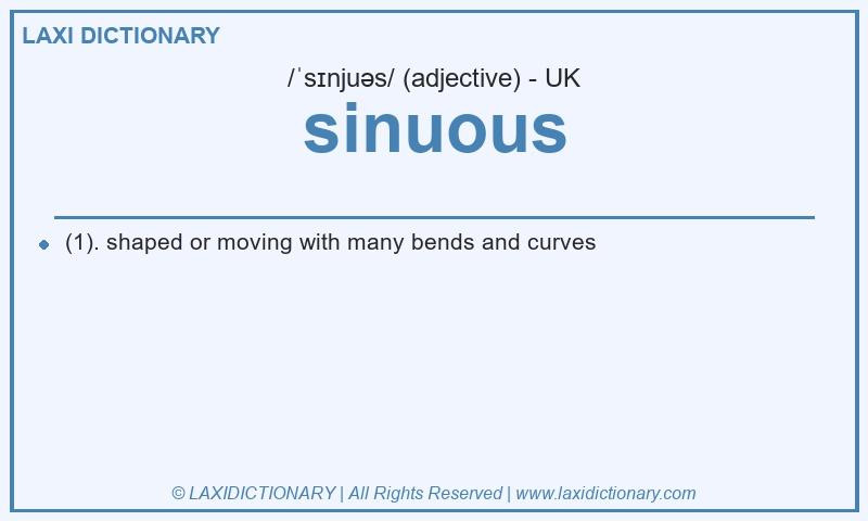 Definition sinuous in British English