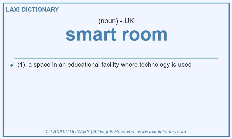 Definition smart room in British English