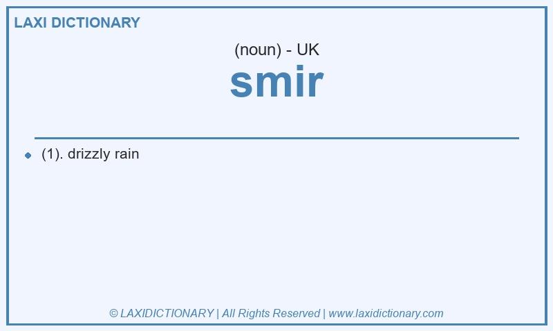 Definition smir in British English