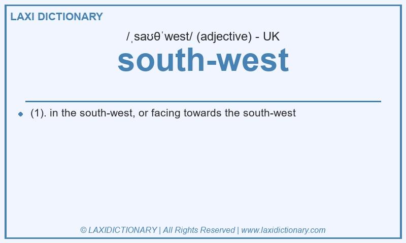 Definition south-west in British English