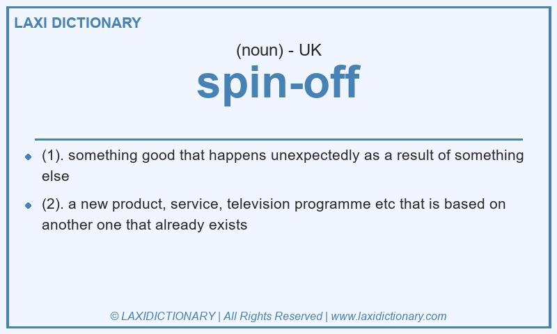 Definition spin-off in British English