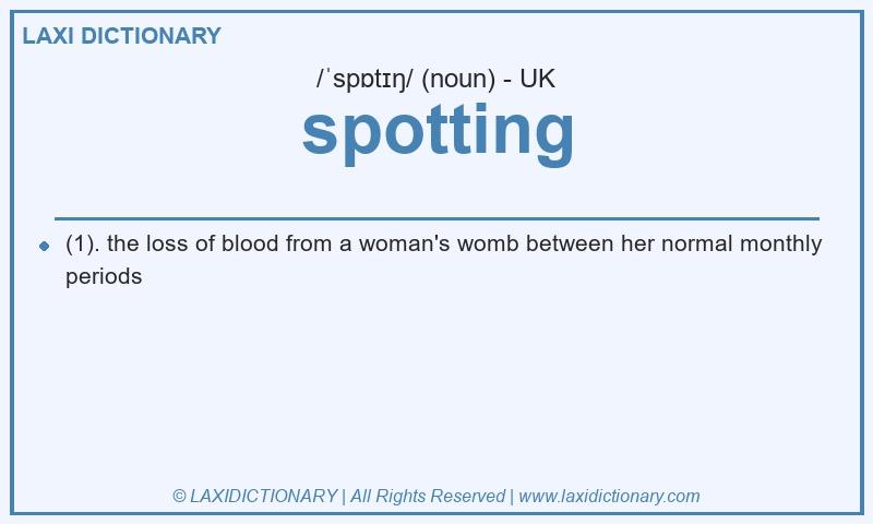 Definition spotting in British English