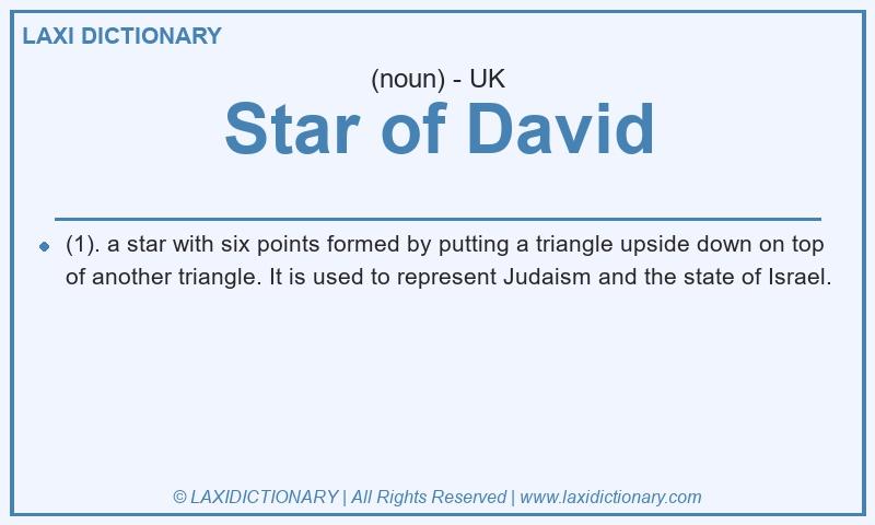 Definition Star of David in British English