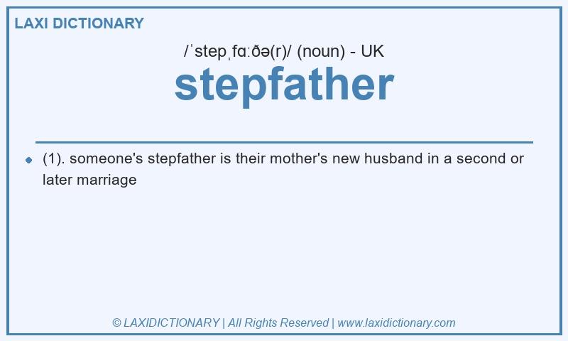 Definition stepfather in British English
