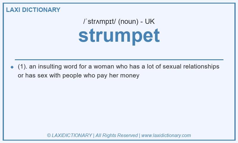 Definition strumpet in British English