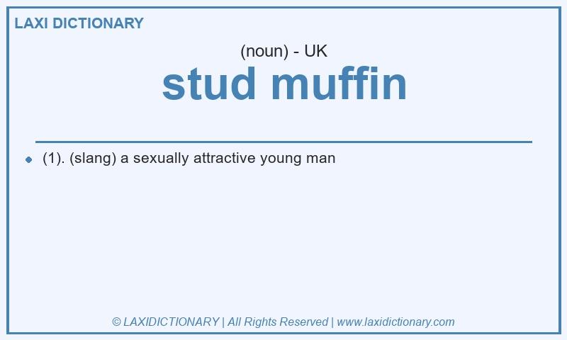 Definition stud muffin in British English