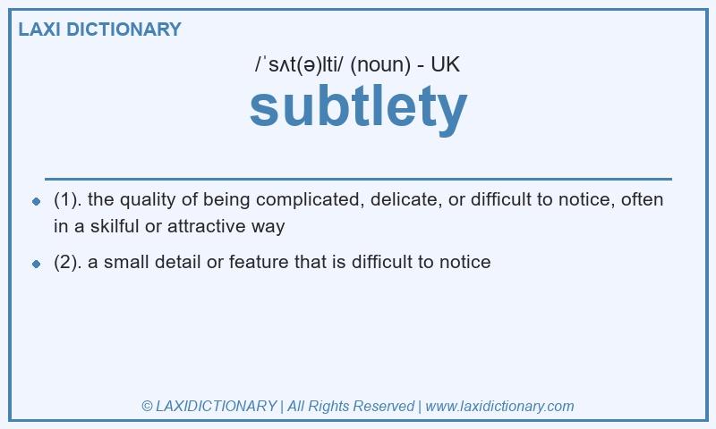 Definition subtlety in British English