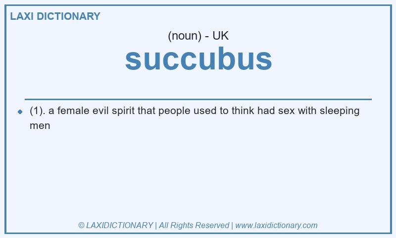 Definition succubus in British English