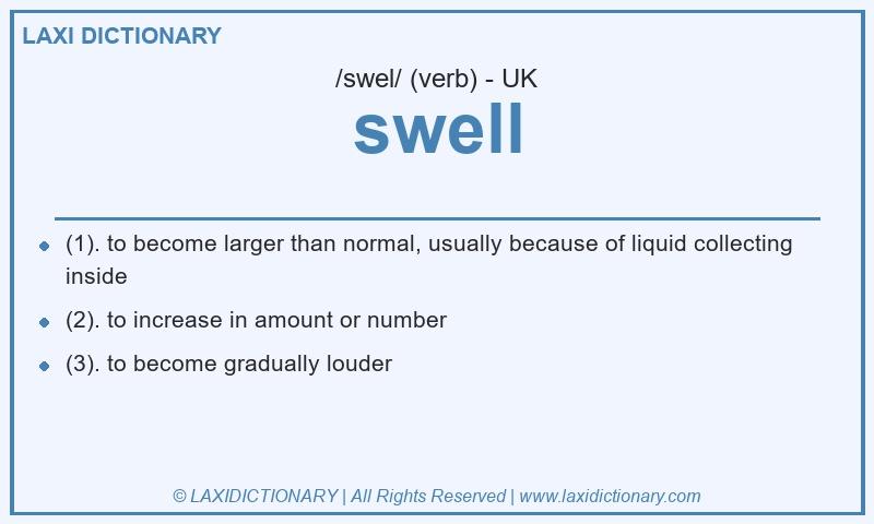 Definition swell in British English