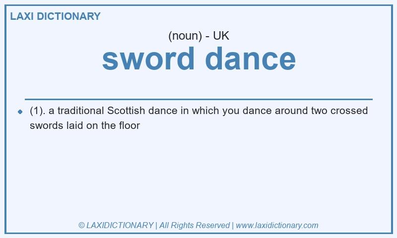 Definition sword dance in British English