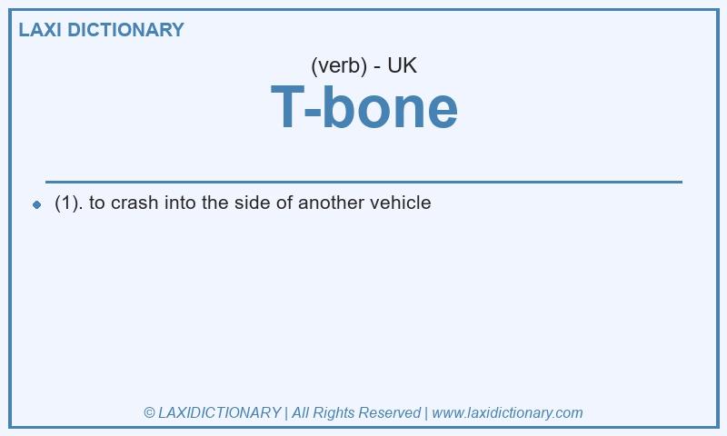 Definition T-bone in British English