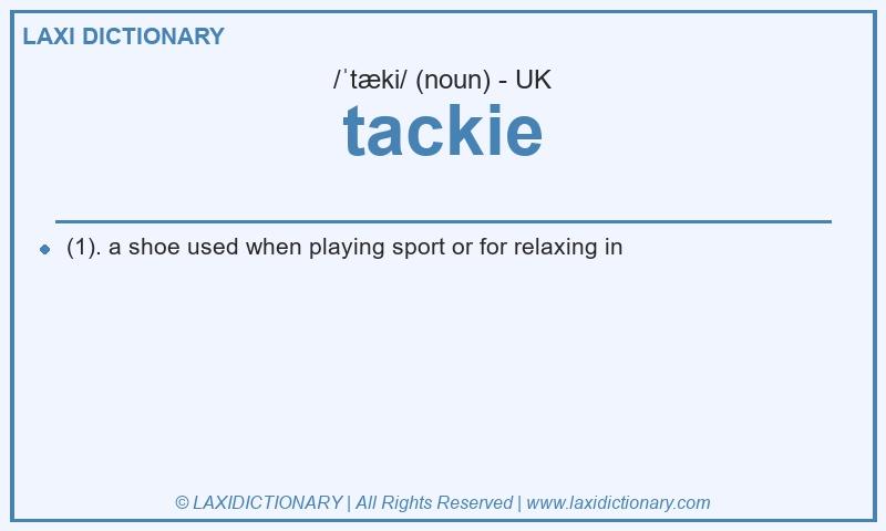 Definition tackie in British English