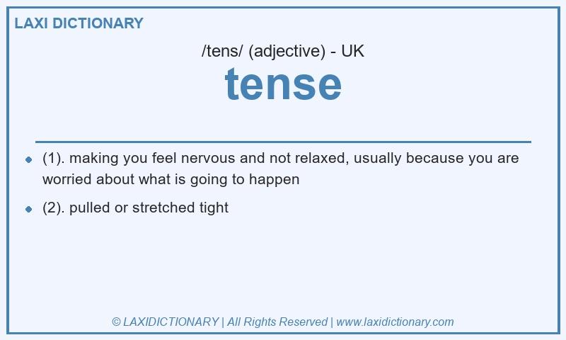 Definition tense in British English