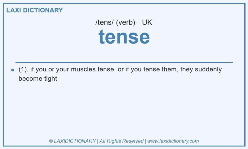 Definition tense in British English