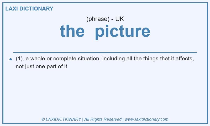 Definition the  picture in British English