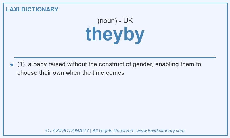 Definition theyby in British English