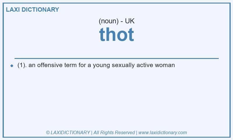 Definition thot in British English