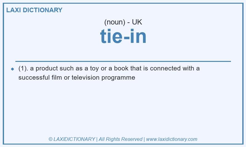 Definition tie-in in British English