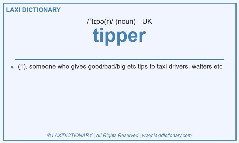 Definition tipper in British English