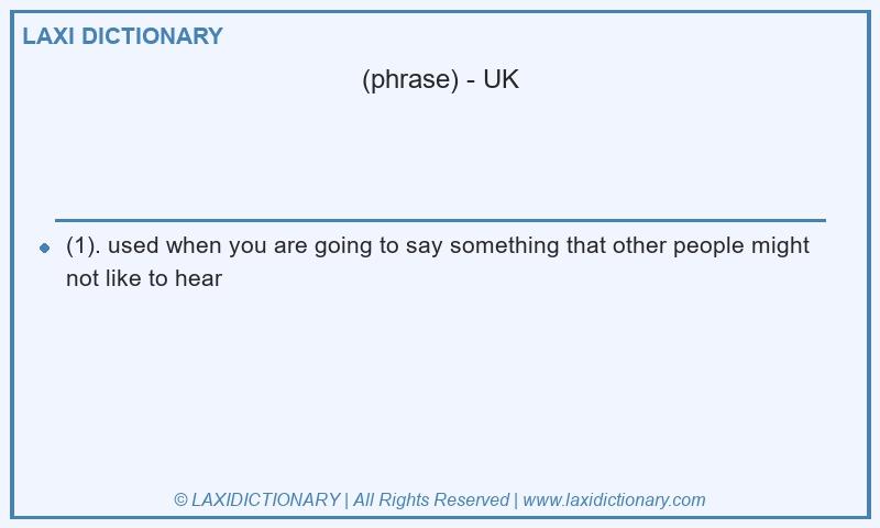 Definition  in British English