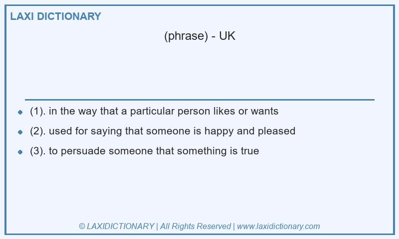 Definition in British English
